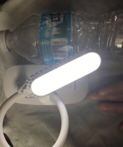 Raniaco Led Clip Reading Book Light Daylight 16 LEDs USB Rechargeable Reading Lamp-3 Brightness,Touch Switch Bedside Book Light with Good Eye Protection Brightness (White) 28 61MbkoVImuL