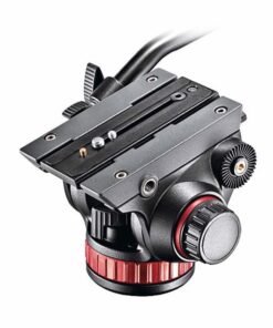 Manfrotto Video Head with Flat Base, Video Head for Compact Video Cameras and DSLR Cameras, for Filming, Videography, Content Creation, Vlogging, Live Streaming MVH502AH Video System 26 61MdZ1SGhHL