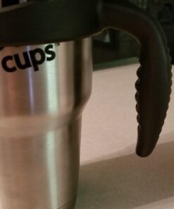 Grab Life Outdoors - Handle For YETI Rambler 30 Oz Tumbler Cup - Fits Ozark Trail, RTIC & more - (Handle Only) - Black 38 61MfChQEiDL