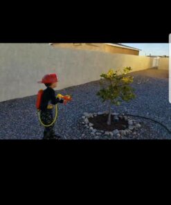 Prextex Fireman Backpack Water Guns for Kids w/Fire Hat | Water Toys Big Water Gun | Super Fast Squirt Water Blaster| All Ages Kids & Adults | Play Range Water Gun for Pool Party Favors Includes fireman hat 40 61MfCznDfzL 1