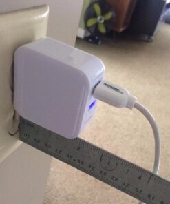 iClever BoostCube 2nd Generation 24W Dual USB Wall Charger with SmartID Technology, Foldable Plug, Travel Power Adapter for iPhone Xs/XS Max/XR/X/8 Plus/8/7 Plus/7/6S/6 Plus, iPad Pro Air/Mini and Other Tablet 1 Pack 54 61MfERQWhkL