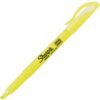 SHARPIE Pocket Style Highlighters, Chisel Tip, Fluorescent Yellow, Box of 12 12 Count