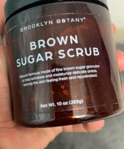 Brooklyn Botany Brown Sugar Body Scrub - Moisturizing and Exfoliating Body, Face, Hand, Foot Scrub - Fights Acne, Fine Lines & Wrinkles, Great Gifts For Women & Men - 10 oz 10 Ounce (Pack of 1) 33 61MfufFhDML 3