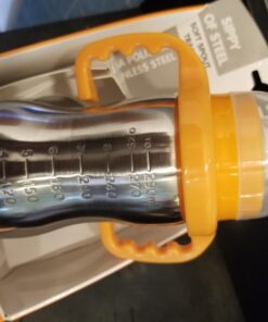 Thinkbaby Baby Bottle to Sippy Conversion Kit, Orange 15 61MfvMV1hTL