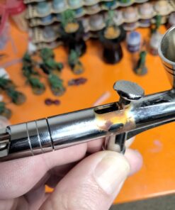 Master Performance G233 Pro Set Master Airbrush with 3 Nozzle Sets (0.2, 0.3 & 0.5mm Needles, Fluid Tips and Air Caps) - Dual-Action Gravity Feed Airbrush, 1/3 oz Cup, Cutaway Handle - How-to-Guide Without Hose 56 61Mgz11u1gL 2