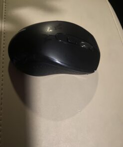 TECKNET Bluetooth Mouse, Wireless Mouse for Laptop 2-in-1(Bluetooth 5.0/3.0+2.4Ghz) Computer Mouse, Portable Ergonomic PC Wireless Mouse with USB Receiver, Compatible with MacBook Pro Air Chromebook Black 32 61MhQKUq 4L