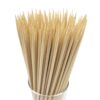 HOPELF 6" Natural Bamboo Skewers for BBQ,Appetiser,Fruit,Cocktail,Kabob,Chocolate Fountain,Grilling,Barbecue,Kitchen,Crafting and Party. Φ=4mm, More Size Choices 8"/10"/12"/14"/16"/30"(100 PCS) 6 inch 12 61MhlR2cAtL