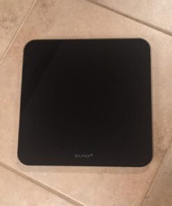 Greater Goods Digital Weight Bathroom Scale, Shine-Through Display, Accurate Glass Scale, Non-Slip & Scratch Resistant, Body Weight (Black) Basic, Black 31 61MidpBJCGL 5