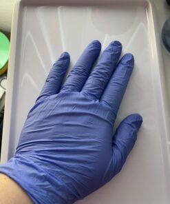 Dealmed Nitrile Medical Grade Exam Gloves, Disposable, Latex-Free, Medium (200 ct.) Medium (Pack of 200) Purple (Pack of 1) 25 61MjDzL7QnL