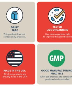 Vitamin Bounty Pro-Daily Immunity Probiotic - 10 Billion CFU Blend, Zinc & Vitamin C for Digestive Health, Immune Support Prebioitcs and Probiotics for Women and Men - 60 Capsules 1 25 61MjangihuL 2