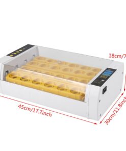 24 Eggs Incubator with Digital & Automatic Temperature Control Functions, Chicken Chick Hatcher Designed for Chickens Ducks Birds 18 X 7 X 12inch 15 61MkUUMnzQL