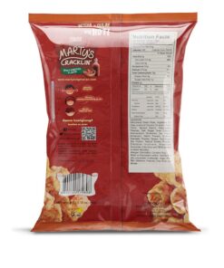 Oishi Marty's Cracklin', Spicy Vinegar - Light and Airy Vegetarian Chicharron, 3.17oz (90g), 3 Pack 1.06 Ounce (Pack of 3) 6 61MknJd79L