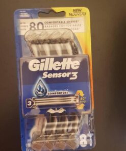 Gillette Sensor3 Comfort Disposable Razors for Men, 8 Count, Lubrastrip Glides Easily Over Your Skin Sensor3 Comfort (8ct) 42 61MlPMLzkL
