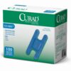 Curad Knuckle, Woven Blue Detectable Bandage, 100-Count