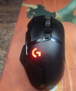 Logitech G502 Lightspeed Wireless Gaming Mouse with Hero 25K Sensor, PowerPlay Compatible, Tunable Weights and Lightsync RGB - Black 68 61MmubrBoXL