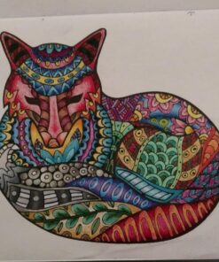 Fox Coloring Book: An Adult Coloring Book of 40 Stress Relief Fox Designs to Help You Relax and Unwind (Animal Coloring Books) 16 61MrT ZDScL