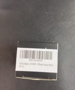 Travel Adapter, JOOMFEEN Worldwide All in One Universal Power Wall Charger AC Power Plug Adapter with Dual USB Charging Ports for USA EU UK AUS Cell Phone Laptop (Black) Black 49 61MuCvdW1JL