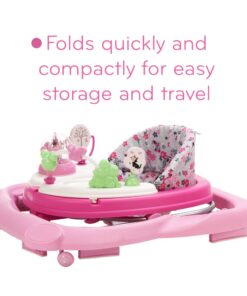 Disney Baby Minnie Mouse Music and Lights Baby Walker with Activity Tray (Garden Delight) Garden Delight Minnie 45 61MurSqUR1L