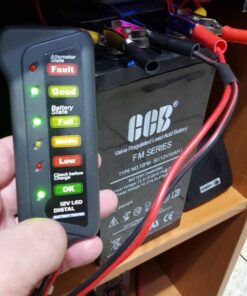 CARTMAN 12V Car Battery Alternator Tester, Test Battery Condition & Alternator Charging, LED Indication 36 61MySu5sz4L 3