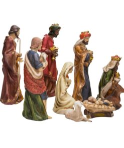 Kurt Adler 9-Inch Porcelain Nativity Figure Tablepiece Set of 9 10 61N 1mtjwfL