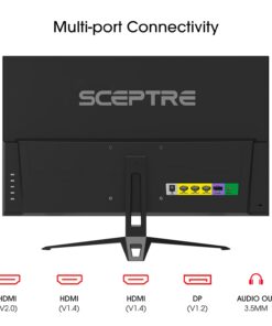 Sceptre IPS 24” Gaming Monitor 165Hz 144Hz Full HD (1920 x 1080) FreeSync Eye Care FPS RTS DisplayPort HDMI Build-in Speakers, Machine Black 2020 (E248B-FPT168),IPS 24" 165Hz IPS 24" 165Hz 21 61N0hQJm GL