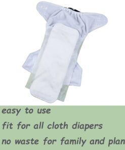 Babygoal Baby Cloth Diaper Liners 2 Pack, Biodegradable Viscose from Bamboo Liners for Cloth Diaper Nappy (200 Sheets) 2BBT01 Rayon from Bamboo Diaper Liners 11 61N2gNJxmL