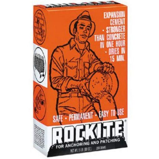 Hartline 10006 Rockite Cement 15 Min 5 Lb, No Size, White, 80 Ounce 1