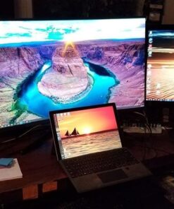 SAMSUNG 32" UR59 Series ViewFinity 4K UHD (3840x2160) Computer Monitor, Curved, HDMI, Display Port, 3-sided border-less, Eye Saver Mode LU32R590CWNXZA, Black 39 61N3N7ldPHL