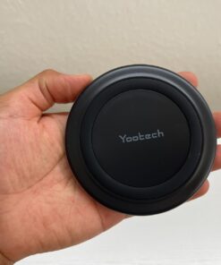 Yootech Wireless Charger,10W Max Fast Wireless Charging Pad Compatible with iPhone 15/15 Plus/15 Pro Max/14/13/SE 2022/12/11/X/8,Samsung Galaxy S22/S21/S20,for AirPods Pro 2(No AC Adapter) Black/Black 43 61N4vF91OoL
