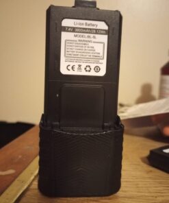 BAOFENG BL-5L 3800mAh Extended Battery Compatible with UV-5R RD-5R UV-5RTP UV-5R Plus, Original Pack, Black 44 61N6O0btxoL