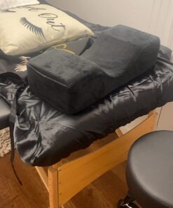 BestMassage Portable 84 Inches Long 28 Inchs Wide Hight Adjustable Table 2 Folding Massage Spa Facial Cradle Salon Bed W/Carry Case, 1 Count (Pack of 1), Black 31 61N6SMCSbL