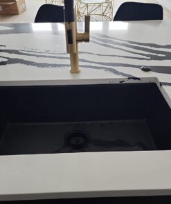 Kraus KGU-413B Undermount Single Bowl Granite Kitchen Sink, 31 Inch, Black 47 61N6tl6HhL