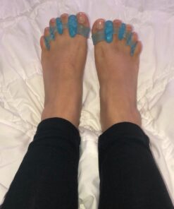 DR. JK- ToePal Gel Toe Separator, Narrow, 1 Pair, Toe Spacers, Toe Straightener, Hammer Toe Straightener, Toe Spreader, Toe Stretcher, Toe Corrector for Women and Men, Bunion Corrector 18 61N7XDDT3YL