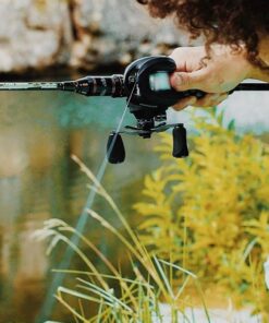 Entsport E Series - Camo Legend 2-Piece 7-Feet Casting Rod 24 Ton Carbon Fiber Baitcasting with 2 Tips - Medium and Medium Heavy Portable Bass Fishing Rod Baitcaster 55 61N85tf aiL