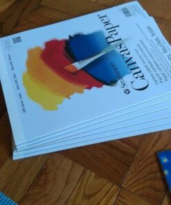 Strathmore 200 Series Canvas Paper, Tape Bound Pad, 9x12 inches, 10 Sheets (115lb/187g) - Artist Paper for Adults and Students - Oil Paint, Acrylic Paint, Mixed Media, Art Journaling 16 61N8FkUkD3L