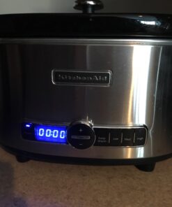 KitchenAid KSC6223SS 6-Qt. Slow Cooker with Standard Lid - Stainless Steel 20 61N8Fosc8aL