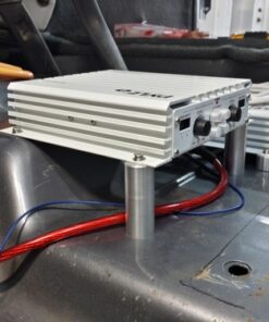 Pyle Hydra Marine Amplifier - Upgraded Elite Series 400 Watt 4 Channel Audio Amplifier - Waterproof, Dual MOSFET Power Supply, GAIN Level Controls, RCA Stereo Input & LED Indicator (PLMRA400) 40 61N8VNWU4L