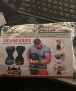 Cobra Grips PRO Weight Lifting Gloves Heavy Duty Straps Alternative Power Lifting Hooks for Deadlifts Adjustable Neoprene Padded Wrist Support Bodybuilding A PRO Black Rubber One Size 29 61N92DlIfHL