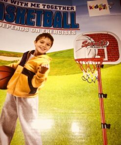 Basketball Hoop for Kids Toy Set | Adjustable Height Stand 2-4 ft | Indoor & Outdoor Play for Toddler Boy & Girl 19 61N9diN9W2L