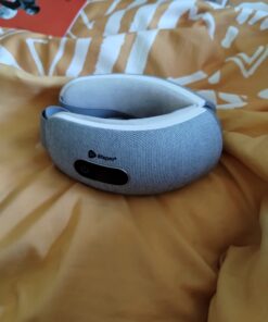 LifePro Eye Massager - Headache Relief Device - Smart Eye Massager for Migraines with Heat, Vibration and Bluetooth Music (Gray) Gray 23 61N9sJyhHcL