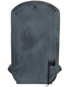 Sunnydaze Seaside 27-Inch Polystone Outdoor Wall Fountain - Electric Submersible Pump - Florentine Stone Finish 16 61NARmZFM3L