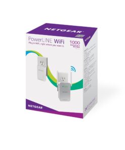 NETGEAR PowerLINE 1000 Mbps WiFi, 802.11ac, 1 Gigabit Port - Essentials Edition (PLW1010-100NAS) 34 61NBW13C99L