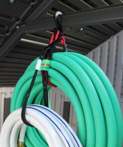 Hook & Hang Bungee Cords - Storage & Organization Cords - Hang Hoses, Cords, Ladders, Bikes, Tools & More. an Incredible Organizer! (3 PK, Yellow) 3 Pack (1) 18" & (2) 14" Cords 16 61NBrz540mL