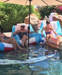 GoFloats Lazy Buoy Floating Lounge Chair with Cup Holders - The Most Comfortable Pool Float EVER 20 61NCH9p9MGL