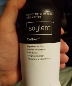 Soylent Cafe Mocha Meal Replacement Shake,  Ready-to-Drink Plant Based Protein Drink, Contains 20g Complete Vegan Protein and 1g Sugar, 14oz, 12 Pack 14 Fl Oz (Pack of 12) 19 61ND7RPavvL