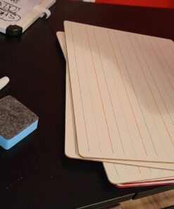 5 Pack Double Sided Whiteboards Lined Dry Erase Board for Kids Ruled Writing Board Handwriting Practice for Kids Small White Board Dry Erase Boards Lines 9x12 Student 5 Dry Erase Markers Included 45 61ND83jbZjL