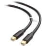 Cable Matters Mini DisplayPort to Mini DisplayPort Cable in Black 10 Feet - Not a Replacement for Thunderbolt Cable, Not Compatible with iMac, Not Support Target Display Mode 13 61NEV8Pr7bL
