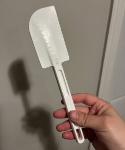 Rubbermaid Commercial Products Cold Temperature Scraper Spatula, White, 9.5 Inch, Clean-Rest Design (FG1901000000) 1 Count (Pack of 1) 16 61NGUViJML
