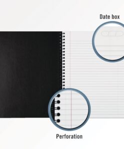 Cambridge Business Notebook, 80 Sheets, Legal Ruled, 8-1/4" x 11", Wirebound, Black (06062) Pack of 1 20 61NGmdLJPOL