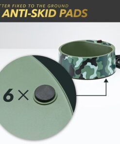 Petfactors Heated Pet Bowl, Outdoor Pet Thermal Water Bowl, Dog Cat Heated Water Bowl with 69 Inch Chew Resistant Cord and Waterproof ON/Off Switch Camouflage 24 61NH5ReyIDL